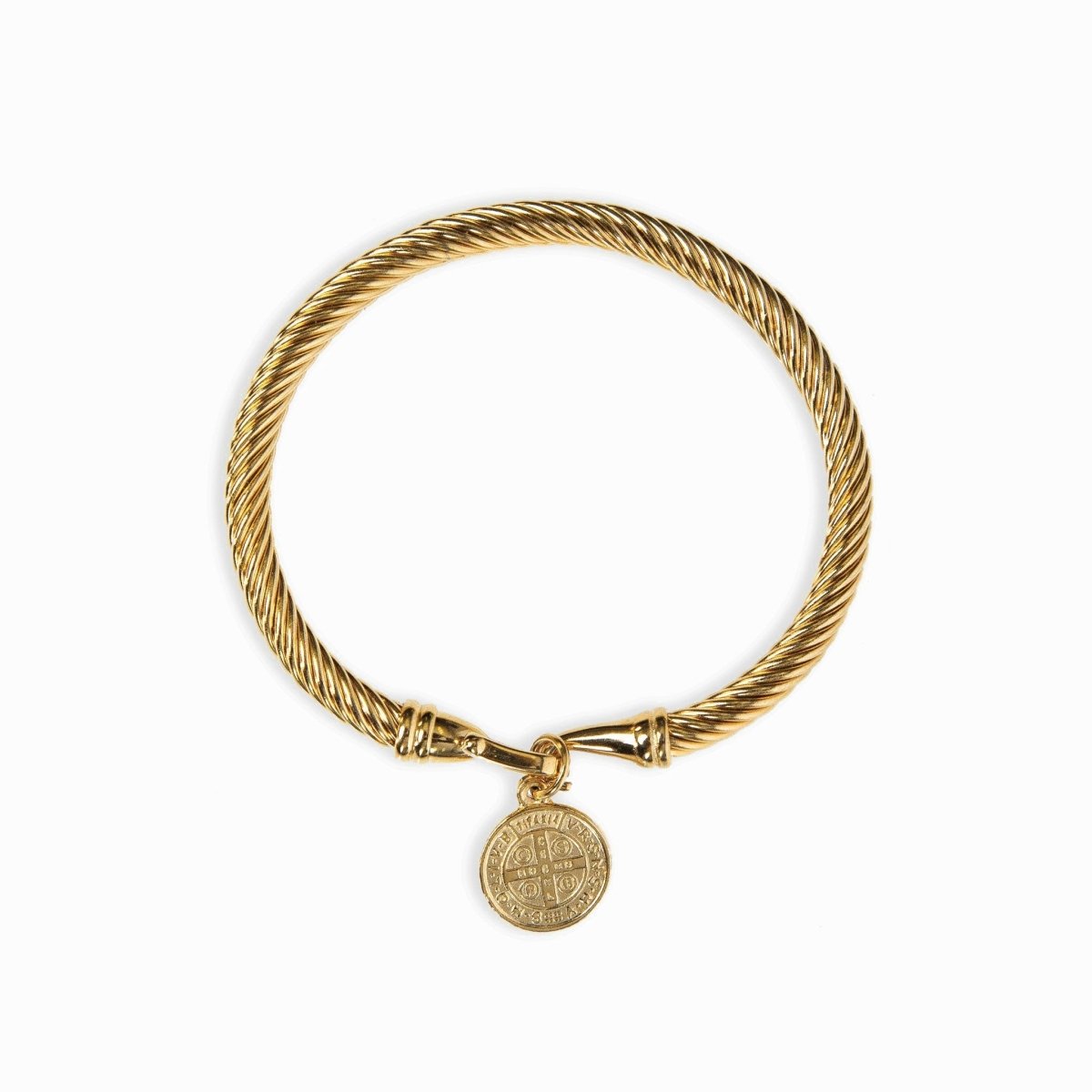Bracelete São Bento banhado em ouro 18k